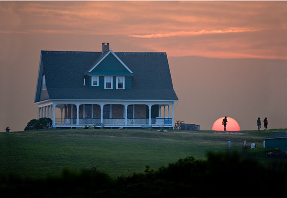 DS-3398    Sunset Silhouettes, Sullivan House