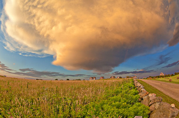 Rain Cloud Along Corn Neck Road