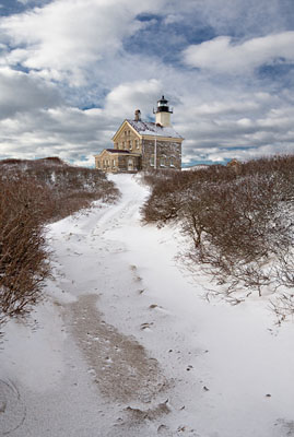 Approach to the North Light - Winter