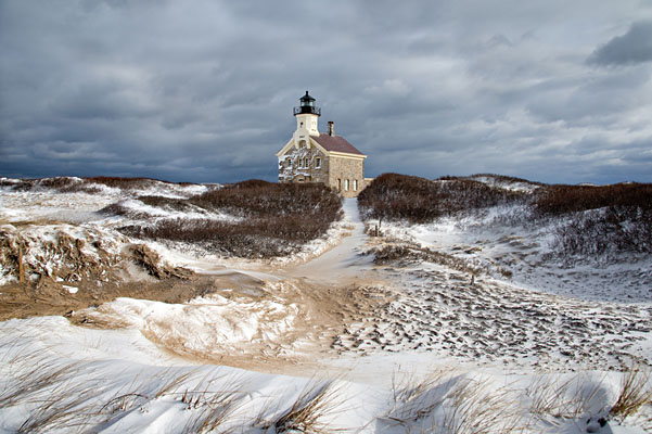 Dunes at the North Light in Winter