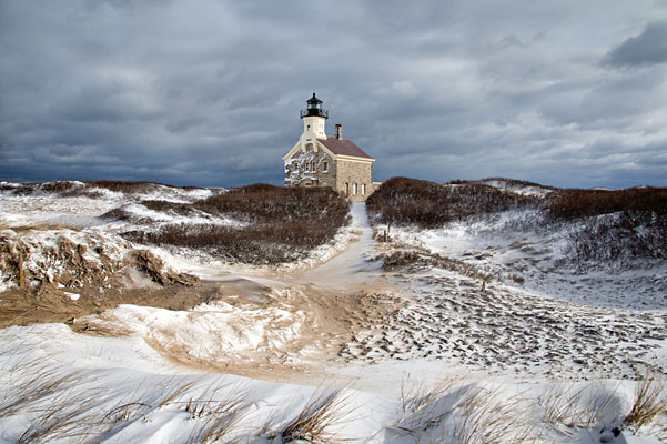 Dunes at the North Light in Winter