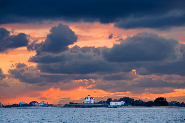 Mauve on a Tangerine Sky, Great Salt Pond