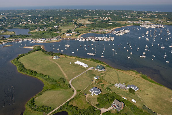 Over Indian Head Neck and New Harbor