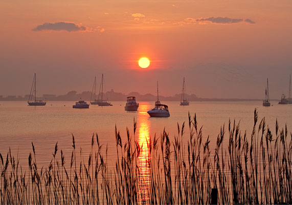 Sunset Over Great Salt Pond