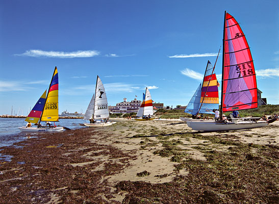 Hobie Cats on Crescent Beach