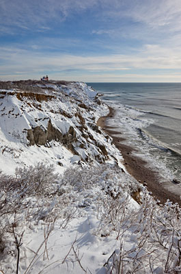 February Morning, Mohegan Bluffs