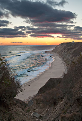 Teardrop Sunset, Mohegan Bluffs